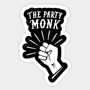 Monk Dungeons and Dragons Team Party Sticker